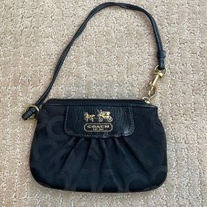 Coach Black Wristlet